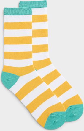 Simons Womens Parasol-stripe socks