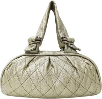 Chanel Pre-owned Handbags, female, Yellow, Size: ONE SIZE Pre-owned Vintage Handbag