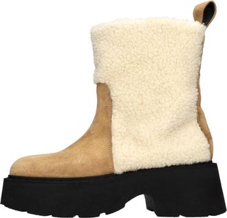 N&deg;21 Laarzen Multikleur - Dames - Winterlaarzen - Beige - 40 EU - Leer - Schoenen