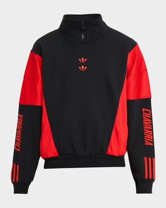 adidas x Willy Chavarria Mens Watsonville Mock Neck Sweater