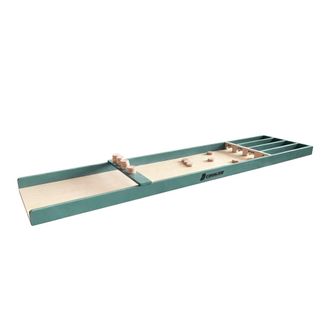 Cougar Mini shuffleboard de madera, natural verde, 20 discos, 120 cm