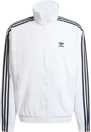 adidas Firebird Adicolor zip-up sweatshirt - men - Recycled Nylon - L - White