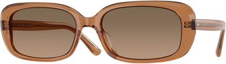 Oliver Peoples OV5633SU Elietta Polarized 1783GN Womens Sunglasses Orange Size 54