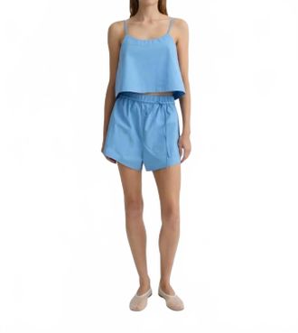 Bondi Born Avila Cotton Shorts In Dusk