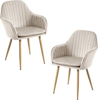 Regalos Miguel Packs Sillas Comedor - Pack 2 Sillas Chic - Beige
