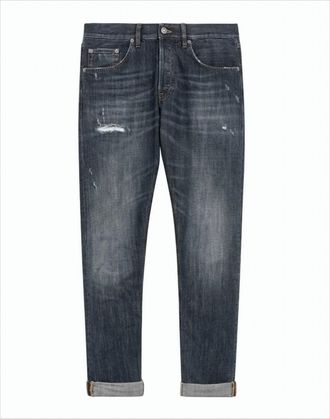 Dondup Dark Vintage Wash Distressed Jeans