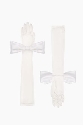 Sleeper Zephir Stretch-jersey Gloves in White