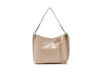 Hobo Pier Shoulder Bag Shoulder Womens Handbags Stone Gloss, Leather