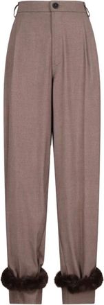 Darkpark Darkpark, Donna, Pantaloni, Marrone, L, new
