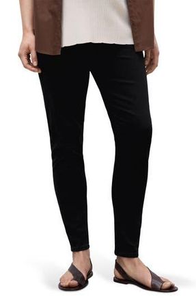 Mango Skinny Maternity Jeans in Black Denim at Nordstrom Rack, Size 4