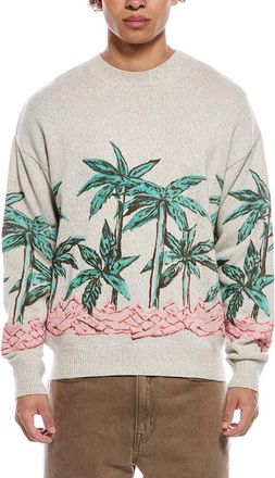 Palm Angels Wool & Cashmere-Blend Crewneck Sweater