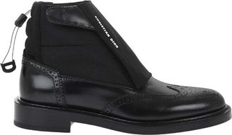Dior Black Perforated Leather Boots