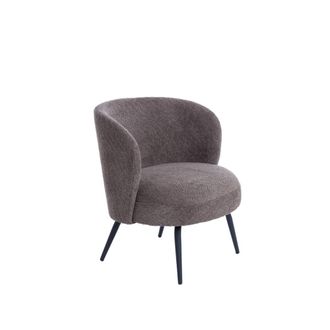 Light & Living Silla Marr&oacute;n De Tela Con Estilo Light & Living Dieyda
