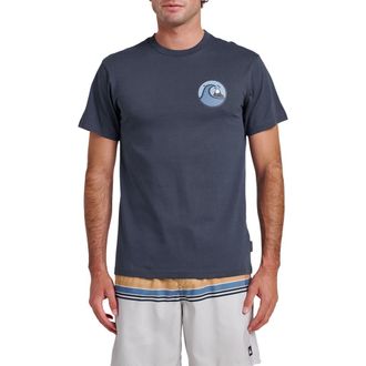 Quiksilver Jungle Wave Graphic T-Shirt in Navy at Nordstrom, Size Medium