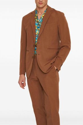 Orlebar Brown Garret Slim-Fit Unstructured Suit Jacket In Cinnamon Coffee