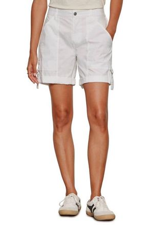 Sanctuary Angels Stretch Cotton Shorts in White at Nordstrom, Size 24