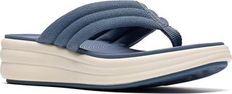 Clarks Drift Carmen Wedge Flip Flop in Blue Grey at Nordstrom Rack, Size 8.5