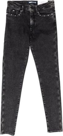 Gas Slim-fit Jeans - Dames - Slim Fit Jeans - Grijs - W26 - Katoen - Jeans