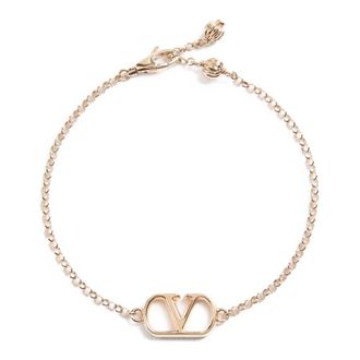 Valentino Garavani Accessoires, Dames, Geel, M, VLogo Signature Armband