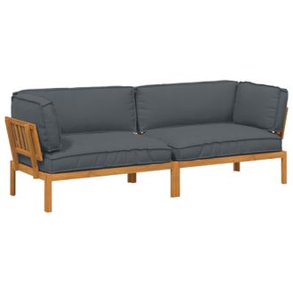 vidaXL Set Di Divani 2 Pz Antracite 266 X 92 X 69 Cm Vidaxl