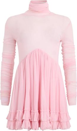 Philosophy di Lorenzo Serafini Korte A-lijn Jurk - Dames - Korte kleedjes - Roze - XS - Kleedjes