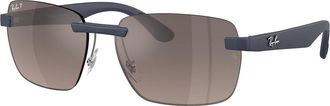Ray-Ban RB4470CH Polarized 63315J Mens Sunglasses Blue Size 59