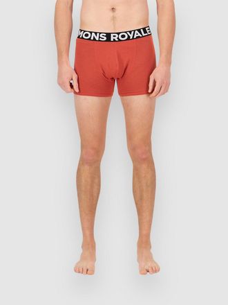 Mons Royale Hold Em Shorty Boxershorts rot