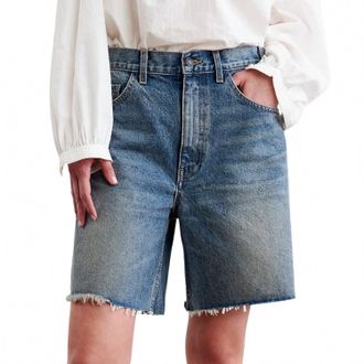 Nili Lotan Russel Denim Short In Summer Wash