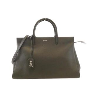 Saint Laurent Bolso Tote de Piel Pre-owned - Pre-owned - Mujer - Gris - ONE SIZE