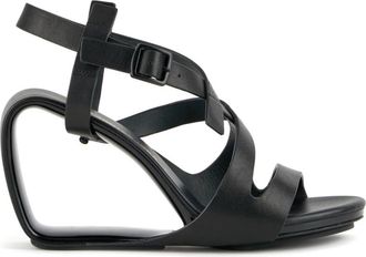 United Nude Mobius Straps Hi - Dames - Sleehakken - Zwart - 39 EU - Leer - Schoenen