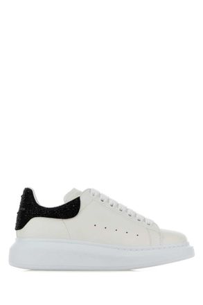 Alexander McQueen White Leather Sneakers