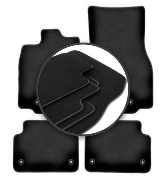 OEM Alfombrillas Premium Para: Jaguar Xf I 4wd X250 Sed&aacute;n, Familiar (2007-2015)