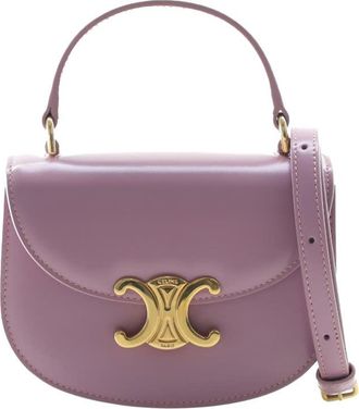 Celine Pre-owned Celine Mini Shiny Calfskin Besace Clea Satchel Ladies RK3JRA9MGC6DP2OJ