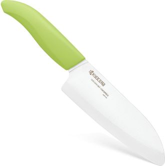 Kyocera Revolution Ceramic 5-1/2 Inch Santoku Knife in Green at Nordstrom