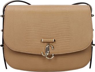 Jimmy Choo London Brown Leather Crossbody Womens Bag