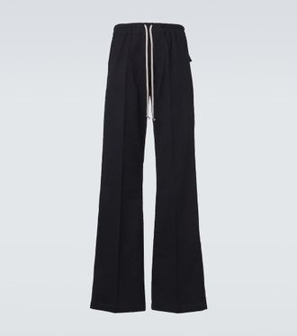 Rick Owens Dietrich cotton and wool wide-leg pants