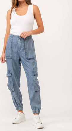 Dear John Denim Sandy Jogger Pants In Medium Indigo