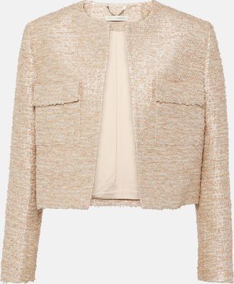 Emilia Wickstead Pheblia cropped tweed jacket