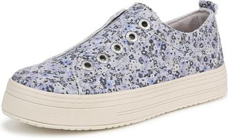 Blowfish Womens Super Play Sneaker, Blue Floral, 5 UK