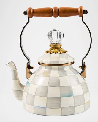 MacKenzie-Childs Sterling-Check 1-Qt. Tea Kettle