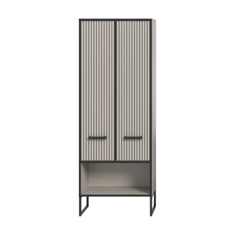 Calicosy Columna de ba&ntilde;o 2 puertas 2 nichos cachemir al 159 cm - beige