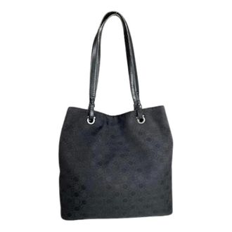 Ferragamo Pre-owned Tote Bags, female, Black, Size: ONE SIZE Pre-owned Fabric Tote Bag