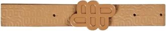 Munthe Emblem Riem - Dames - Riemen - Bruin - S/M - Leer - Accessoires