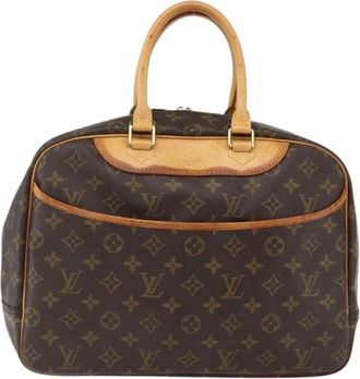 Louis Vuitton Pre-owned Handbags, female, Brown, Size: ONE SIZE Pre-owned Vintage Monogram Canvas Handbag