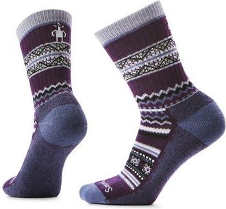 Smartwool Everyday Cozy Snowed In Merino Wool Blend Crew Socks in Chalk Violet at Nordstrom, Size Medium