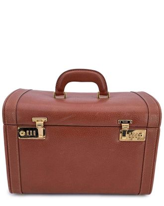 Gucci Brown Leather Luggage (Authentic Pre-Loved)
