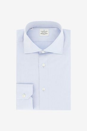Giampaolo Lang&auml;rmeliges Hemd aus Baumwolle Zephir