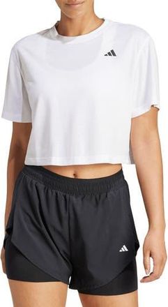 adidas Train Essentials Boxy Workout T-Shirt in White at Nordstrom Rack, Size X-Small