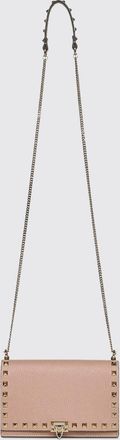 Valentino Garavani Pochette Rockstud in pelle a grana