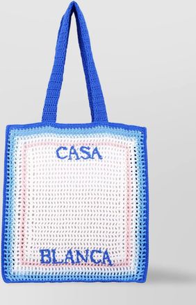 Casablanca crochet tote bag